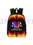 GEOMETRY103 12 Inç 30X24X12 cm Moda Tuval Kızgın Geometri Dash Sırt Çantası Okul Genç 12/16 Inç Anime Japon Çanta Erkek Açık Seyahat Spor Sırt Çantası (Yurt Dışından) 5
