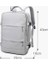 Açık Gri Kadın Seyahat Sırt Çantası Büyük Kapasiteli Spor Eğitim Çantası Su Geçirmez Ayakkabı Bölmesi ile Açık Hava Sporları Için Aşınmaya Dayanıklı (Yurt Dışından) 1
