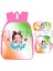 NASTYA167 3 Adet Set 12 Inç 3D Baskılı Rusya Gibi Nastya Sevimli Sırt Çantaları Kızlar Için Trendy Okul Çantaları Pembe Kitap Çantası Gençler Açık Spor Seyahat Sırt Çantası (Yurt Dışından) 1