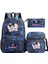 Set 16 Inç Sırt Çantası Güzel Kuromi Melodi 3 Adet/takım Karikatür Gençler Için Okul Çantaları Açık Havada Seyahat Su Geçirmez Schoolbag Çocuk Oğlan Kız (Yurt Dışından) 3