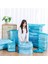 50X70X30CM 5 Adet Vakum Üç Boyutlu Depolama Mühür Çanta Yeniden Kullanılabilir Su Geçirmez Space Saver Kumaş Yastık Yatak Organizatör Mavi (Yurt Dışından) 2