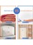 5 Paket 80X100 cm Kalınlaşmak Dayanıklı Vakum Saklama Torbaları Giysi Yastıklar Yatak Battaniye Daha Fazla Yerden Tasarruf Sıkıştırma Seyahat El Pompası Mühür Fermuar (Yurt Dışından) 4
