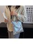 Kahverengi B Moda Kış Gümüş Uzay Pamuk Yastıklı Omuz Çantaları Kadınlar Için Aşağı Crossbody Messenger Çanta Kabarık Naylon Çanta Bayan Çanta (Yurt Dışından) 2