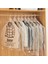 60X130 cm 1 Adet Sıkıştırılmış Çanta Dolap Asılı Organizatör Vakum Torbası Elbise Saklama Çantası Askı ile Yerden Tasarruflu Temizle Mühür Çanta Dolap (Yurt Dışından) 2