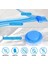 K-100X130CM-1KIT Şeffaf Vakum Sıkıştırma Torbası El Pompası ile Ev Giysileri Yorgan Saklama Çantası Yerden Tasarruflu Çift Fermuarlı Mühür Vakum Torbaları (Yurt Dışından) 4