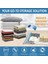Sadece 5 Parça Çanta Büyük SIZE100X130CM Vakum Saklama Torbaları Space Saver Kilitli Çanta Sıkıştırma Ev Organizatör Giysi Yatak Ceket Yastık (Yurt Dışından) 2