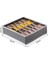 32X32X10CM-24 Izgaralar Gri 24 Izgara Saklama Kutusu Dokumasız Dayanıklı Yıkanabilir Yerden Tasarruf Sağlayan Katmanlı Düzenleme Pantolon Elbise Iç Giyim Gardırop Saklama (Yurt Dışından) 1