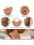 Deve Küçük Vintage Kadın Omuz Çantası Büyük Kapasiteli Tote Çanta Pu Deri Bakkal Kese Eşleşen Debriyaj Çanta Seti Tasarımcı Lüks Bolsa (Yurt Dışından) 3