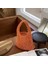 Turuncu Innerbag ile Yaklaşık 20X7X17 cm Tığ El Örgü Çanta Macaron Pamuk Halat Hollow Out Çanta Hasır Çanta Kore Plaj Dokuma File Çanta (Yurt Dışından) 1