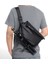 Siyah Pu Basit Plastik Toka Erkek Fonksiyonel Kamera Crossbody Çanta Su Geçirmez Ipad Çok Fonksiyonlu Göğüs Çantası Erkek Kişisel Omuz Çantası Standı Messenger Çanta (Yurt Dışından) 2