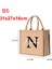 B5-31X27X16CM Not Adı Veya Logo Özel Ad Jüt Çanta Kişiselleştirilmiş A-Z Çuval Bezi Logo Baskı Alışveriş Çantası Tote Butik Küçük Işletme Hediyesi Kızlar Gezisi Düğün (Yurt Dışından) 1