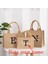 L-33X24X12CM Not Adı Veya Logo Özel Ad Jüt Çanta Kişiselleştirilmiş A-Z Çuval Bezi Logo Baskı Alışveriş Çantası Tote Butik Küçük Işletme Hediyesi Kızlar Gezisi Düğün (Yurt Dışından) 4