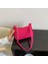 Gül Kırmızı Moda Kadınlar Için Omuz Çantaları Keçe Kadın Kadın Subaxillary Çanta Tasarımı Gelişmiş Doku Koltukaltı Çanta Çantalar Eyer Çantası (Yurt Dışından) 3