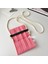 Siyah Moda Örgü Küçük Crossbody Çanta Kadın Organ Pileli Mini Omuz Askılı Çanta Bayanlar Katlanabilir Uzun Sapanlar Telefon Çanta (Yurt Dışından) 5
