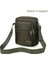 Yeşil 4 Fermuarlı Yeni Erkek Crossbody Çanta Naylon Erkek Kadın Omuz Çantaları Seyahat Rahat Depolama Omuz Çantası Messenger Çanta (Yurt Dışından) 1