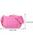 Pembe Naylon Kumaş Kadın Moda Crossbody Çanta Pamuk Yastıklı Satchel Rahat Düz Renk Tek Kollu Çanta Bayanlar Kare Işe Gidiş Omuz Çantaları (Yurt Dışından) 1