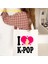 B 119 35X40 cm Kawaii Kore Kalp Kpop Popart Jimin Severler Harajuku Kız Omuz Okul Çantası Hediyeler Kore Müzik Kdrama Shopper Kanvas Çanta (Yurt Dışından) 5