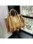 Siyah Mektup Baskılı Payetler Kadın Çanta Lüks Tasarımcı Deri Üst Saplı Çanta Bayanlar Glitter Omuz Crossbody Çanta (Yurt Dışından) 5