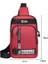 Kırmızı Erkek Su Geçirmez USB Oxford Crossbody Çanta Anti-Hırsızlık Omuz Tek Kollu Çanta Çok Fonksiyonlu Kısa Seyahat Messenger Göğüs Paketi Erkekler Için (Yurt Dışından) 1