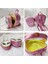 Pembe Sırt Çantası Mini Şeffaf Sırt Çantası Sevimli Çocuk Zincir Omuz Çantası Mochila Feminina Uzaylılar Desen Su Geçirmez Pvc Telefon Para Çantası Kadın (Yurt Dışından) 5
