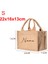 S-22X16X13CM Adınızı Not Edin Dropshipping Özel Ad Jüt Çanta Çanta Çuval Bezi Alışveriş Tote Butik Iş Logo Baskı Giveaway Düğün Parti Hediye Çanta (Yurt Dışından) 1