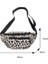 Beyaz Retro Kadın Omuz Çantaları Leopar Baskı Messenger Göğüs Çantası Rahat Büyük Pazen Bel Paketi Moda Çanta (Yurt Dışından) 1