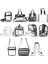 3TT908491 Şeffaf Bel Komik Paketi Temizle Sling Kemer Çantası Pvc Taşınabilir Seyahat Kalça Serseri Küçük Çanta Crossbody Omuz Göğüs Telefon Kılıfı (Yurt Dışından) 3