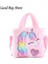 Pk Kış Peluş Omuz Tote Renkli Hayvan Tote Çocuk Çanta Kız Kemerler Çanta Karikatür Çocuk Unicorn Parti Crossbody Çanta (Yurt Dışından) 1