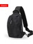 Siyah Hk Yeni Erkek Göğüs Çantası 9.7 "ıpad Kısa Seyahat Messenger Çanta Su Geçirmez Crossbody Paketi Moda Tek Çanta Erkekler (Yurt Dışından) 1