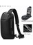 Mavi Bange Erkek Su Geçirmez USB Oxford Crossbody Çanta Anti-Hırsızlık Omuz Tekli Çanta Çok Fonksiyonlu Seyahat Messenger Göğüs Paketi Erkek (Yurt Dışından) 2