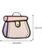 Pembe 3D Stil Patchwork Sling Çanta 2023 Karikatür Animasyon 2d Çizim Satchel Moda Küçük Kek Crossbody Çanta Rahat Omuz Çantaları (Yurt Dışından) 1