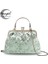 COLOUR13 M Abuyall Öpücük Kilit Üst Saplı Çanta Bağbozumu Sonbahar Akşam Dantel Tote Kanvas Çanta Zincir Askı Metal Çerçeve Crossbody Çanta Kadın (Yurt Dışından) 1