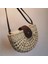 B-Bej Resim Olarak Rahat Yarım Ay Kadın Saman Rattan Omuz Çantaları Hasır Dokuma Bayan Hollow Crossbody Çanta Yaz Plaj Seyahat Küçük Çanta Çanta (Yurt Dışından) 2