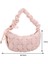 Pembe Kadın Omuz Çantaları Sevimli Pileli Kabarcıklar Bulut Çanta Crossbody Çanta Büyük Kapasiteli Kadın Koltuk Altı Çanta Tote Alışveriş Çantası Çanta (Yurt Dışından) 1