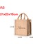 A6-21X23X15CM Adınızı Not Edin Dropshipping Özel Ad Jüt Çanta Çanta Çuval Bezi Alışveriş Tote Butik Iş Logo Baskı Giveaway Düğün Parti Hediye Çanta (Yurt Dışından) 1
