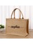 A6-21X23X15CM Adınızı Not Edin Dropshipping Özel Ad Jüt Çanta Çanta Çuval Bezi Alışveriş Tote Butik Iş Logo Baskı Giveaway Düğün Parti Hediye Çanta (Yurt Dışından) 5