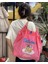Stil 7 L Harajuku Kadın Kız Sevimli Nakış Tek Omuz Çantaları Çanta Tatlı Lolita Öğrenci Donuts Alışveriş Çantaları Messenger Çanta Tote (Yurt Dışından) 5