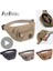Kahve Bel Fanny Paketi Erkekler Için Kadın Çanta Kemer Serseri Kalça Göbek Erkek Kadın Crossbody Omuz Çapraz Vücut Çanta Muz Kanguru Muz (Yurt Dışından) 4
