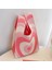 Yeşil Sarı Pembe Mini Kadın Kızlar Omuz Çantası Minimalist Kore Niş Tasarım Tote Çanta El Yapımı Düğüm Bilek Çanta El Yapımı Yeniden Kullanılabilir Örgü Çanta (Yurt Dışından) 5