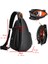 Siyah 01 0 Moda Iş Erkek Crossbody Çanta Yüksek Kaliteli Su Geçirmez Naylon Göğüs Paketleri Rahat Seyahat Büyük Kapasiteli Omuz Çantası Erkek (Yurt Dışından) 1