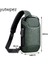 Ordu Yeşil Erkek Su Geçirmez USB Oxford Crossbody Çanta Anti-Hırsızlık Omuz Tekli Çanta Çok Fonksiyonlu Kısa Seyahat Messenger Göğüs Paketi Erkekler Için (Yurt Dışından) 1