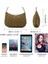 Koyu Yeşil David Jones Bayanlar Kapitone Omuz Çantası Suni Deri Çanta Kadınlar Için 2023 Trend Crossbody Satchel Çanta Zincirli Çanta Askısı (Yurt Dışından) 3
