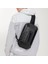 B OZ-9499S Siyah 1 Sert Kabuk Erkek Göğüs Çantası Sling Çanta Erkek Messenger Çanta Su Geçirmez Akıllı Serin LED Erkek USB Şarj Erkek Kısa Seyahat Messenger Sling (Yurt Dışından) 4