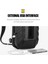 Gümüş-Led Messenger Adam Çantası USB Şarj Su Geçirmez Akıllı Serin LED Erkekler Erkek Kısa Seyahat Messenger Sling Erkekler Taşınabilir Göğüs Çantası Sling Çanta (Yurt Dışından) 5