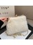 Açık Gri Altın Zincir Kürklü Kadın Omuz Çantaları Lüks Sahte Kürk Crossbody Messenger Çanta Küçük Çanta 2021 Tasarımcı Yumuşak Peluş Çanta Yeni (Yurt Dışından) 2