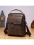Siyah Erkek Vintage Deri Crossbody Omuz Çantaları Yüksek Kaliteli Tote Moda Iş Adamı Messenger Çanta Deri Çanta Fanny Paketi (Yurt Dışından) 5