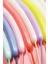Makaron Soft Sosis Balon Karışık Renk Uzun Ince Balon 1 Adet Balon Pompası 100'Lü 3