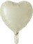 Krem Şampanya Pembe Saten Folyo Kalp Balon Seti 7 Parça Balon Zincir Set 2