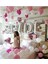 Gümüş Renkli Bride 100 cm Büyük Boy Folyo Balon Bride Seti 4
