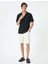 Kumaş Şort Bermuda Slim Fit Düğmeli Cepli Katlı Paça - Koton - 4SAM40064HW - Beyaz - 42 1